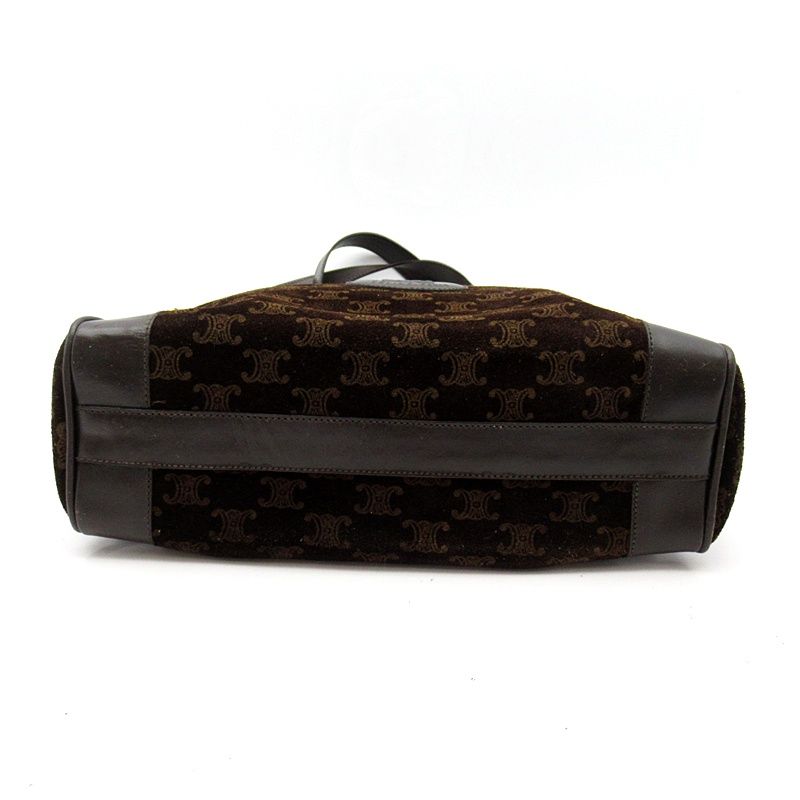 Celine Shoulder Bag Suede Brown — view 6