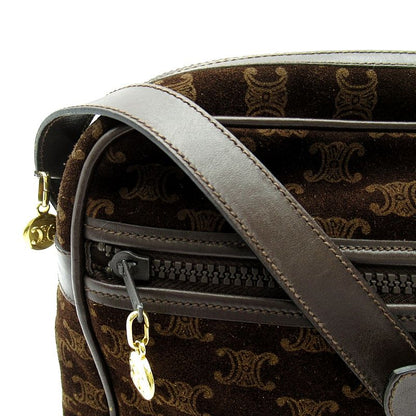 Celine Shoulder Bag Suede Brown — view 2