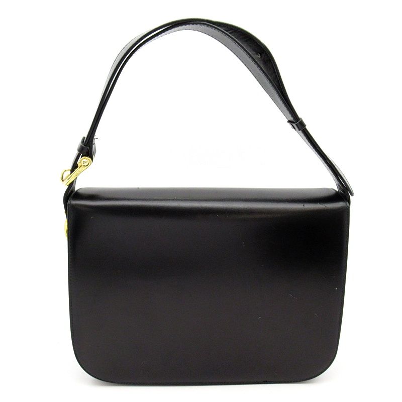 Celine Carriage Shoulder Bag Calf Black — view 4