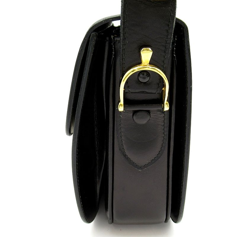 Celine Carriage Shoulder Bag Calf Black — view 3