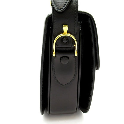 Celine Carriage Shoulder Bag Calf Black — view 5