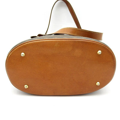 Celine Macadam Handbag Leather Brown — view 6