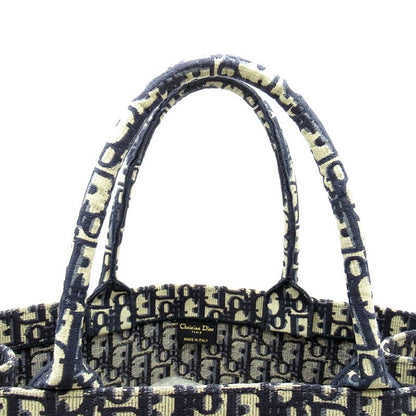 Dior Oblique Book Tote Large Canvas Navy — view 2