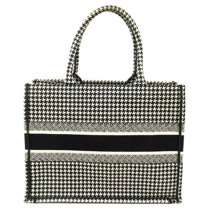 Dior Book Tote Canvas White Black Beauty — view 4