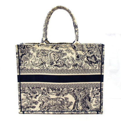 Dior Book Tote Large Toile de Jouy Canvas Navy — view 4