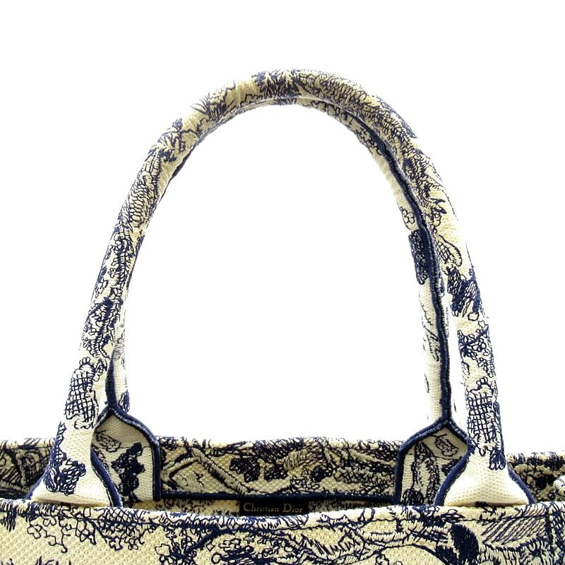 Dior Book Tote Large Toile de Jouy Canvas Navy — view 2