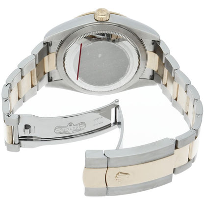 Rolex Sky Dweller Watch Oyster Box 18k Yellow Gold SS White Polished — view 5