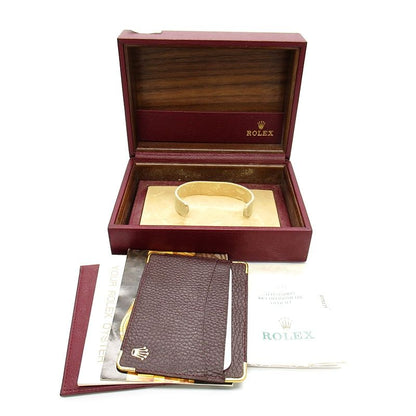 Rolex Day Date Watch Diamond Computer Dial Box 18k Yellow Gold Silk — view 6
