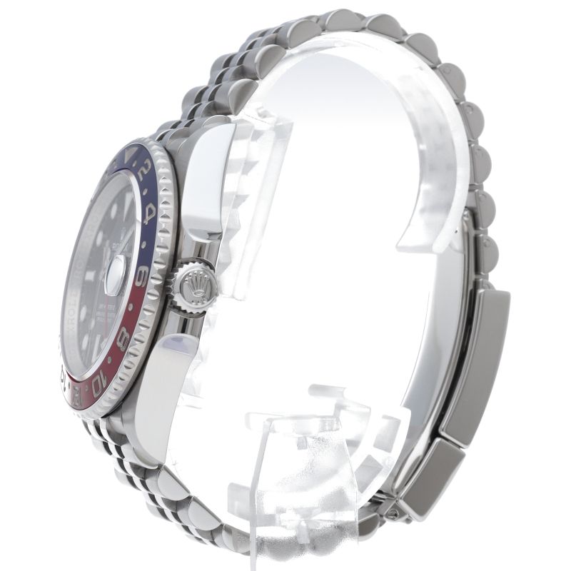 Rolex GMT Master 2 Watch Box SS Black Polished — view 3