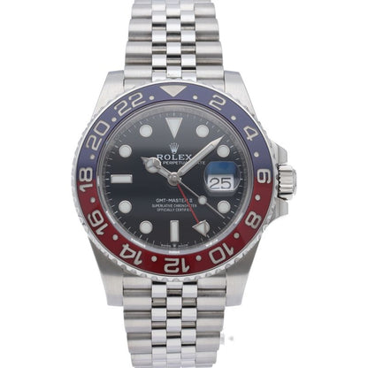 Rolex GMT Master 2 Watch Box SS Black Polished — view 2