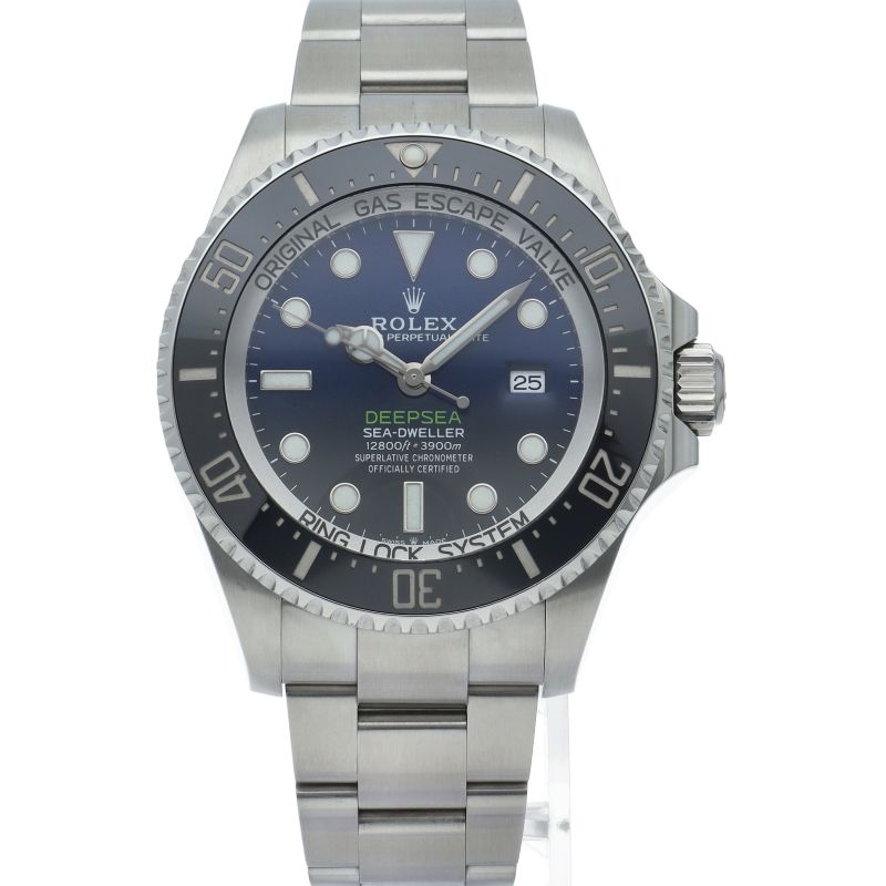 Rolex Sea Dweller Deepsea D Blue Box SS Watch Gradation Polished — view 2