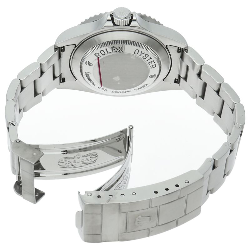 Rolex Sea Dweller Box SS Watch Black Polished — view 5