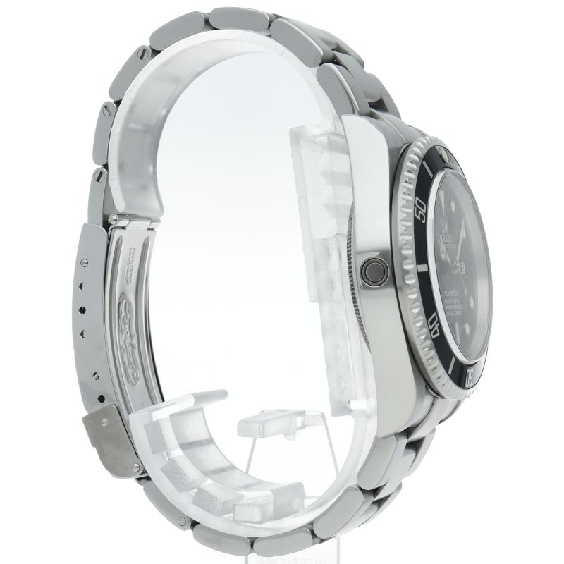 Rolex Sea Dweller Box SS Watch Black Polished — view 4