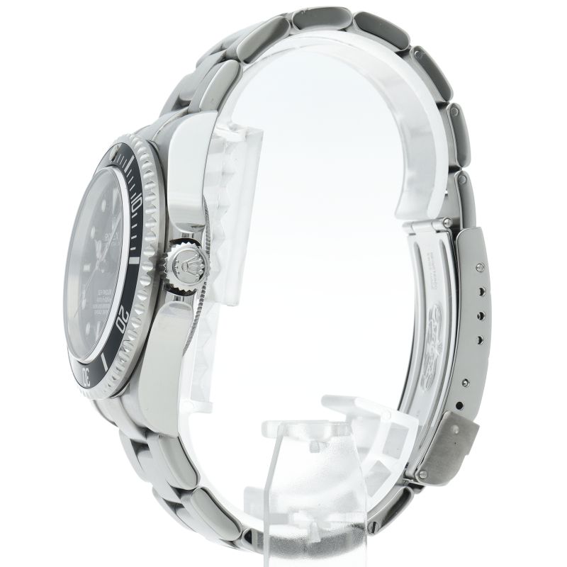 Rolex Sea Dweller Box SS Watch Black Polished — view 3
