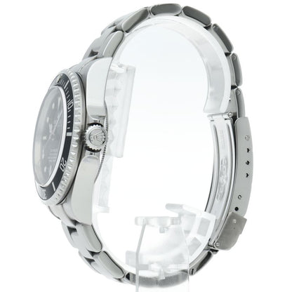 Rolex Sea Dweller Box SS Watch Black Polished — view 3