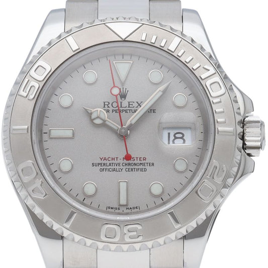 Rolex Yachtmaster Star Watch Rolesium Box PT SS Silver Polished 20
