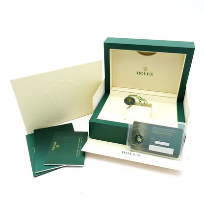 Rolex Datejust 36 Watch Oy Star Calf Troman Wimbledon Box 18k White Gold — view 6