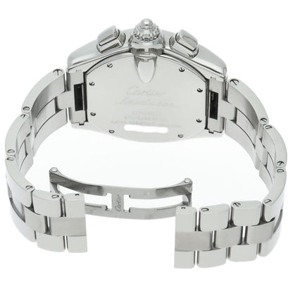 Cartier Roadster XL Chronograph Watch SS Black Polished — view 5