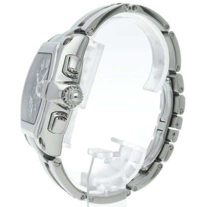 Cartier Roadster XL Chronograph Watch SS Black Polished — view 3