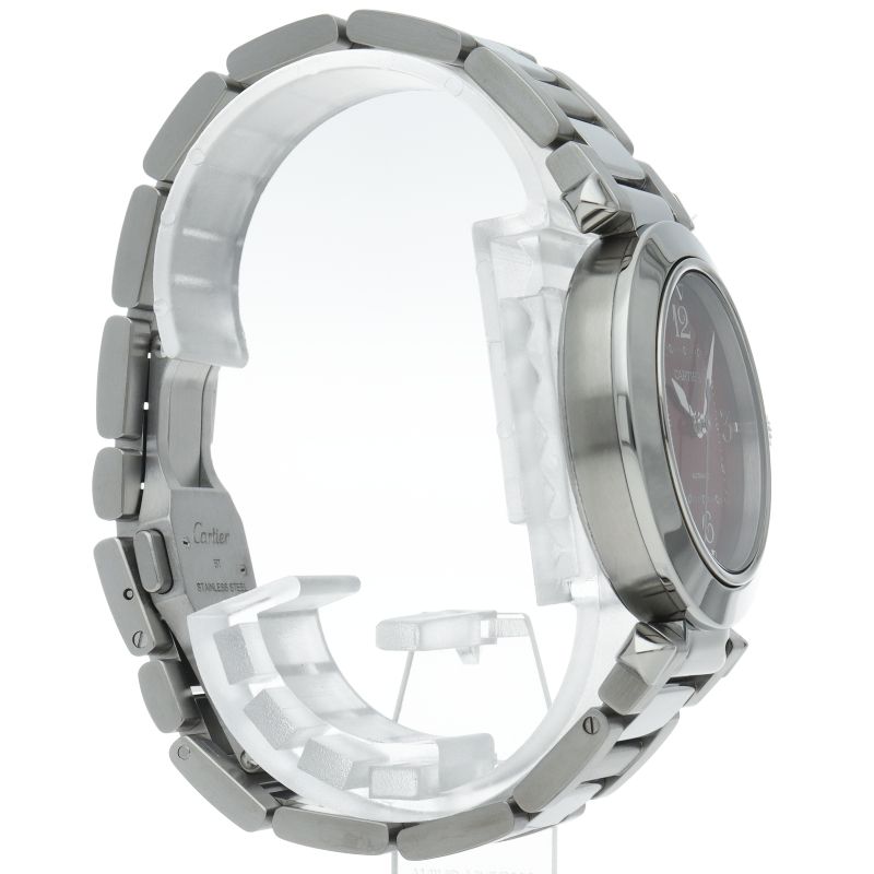Cartier Pasha de Cartier Watch 35 Red SS — view 4