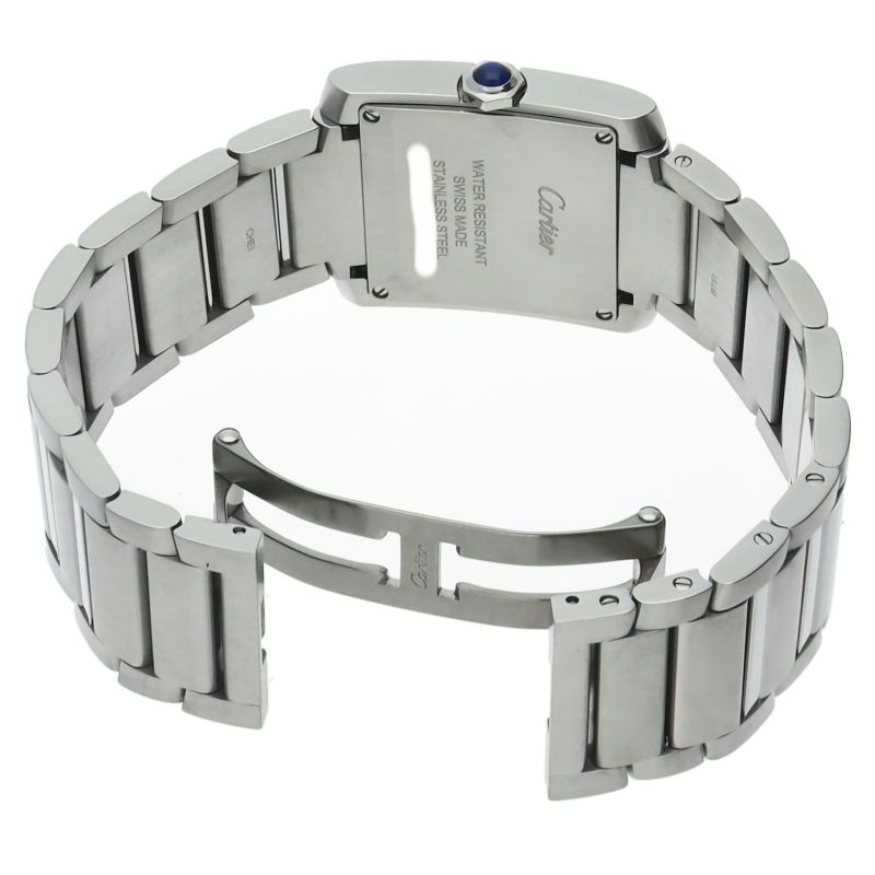 Cartier Tank Francaise Watch Box SS Silver Polished — view 5
