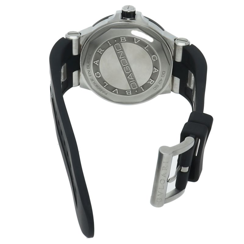 Bvlgari Bulgari Diagono Ceramic Auto 42 Box SS Lava — view 5