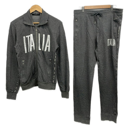 Dolce & Gabbana Set Dark Gray White Zip