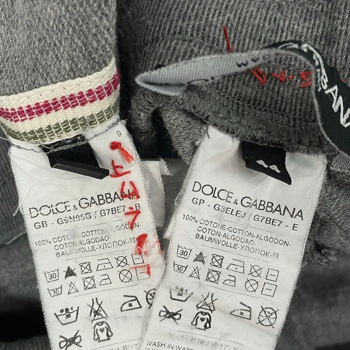 Dolce & Gabbana Set Dark Gray White Zip — view 4