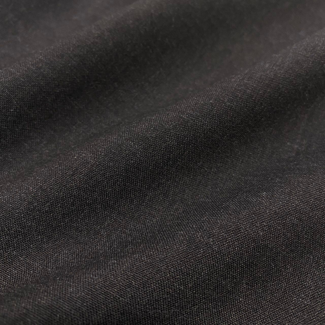 Hermes Dead Martin Margiela Era Wool Gabardine Shirt M Dark Brown — view 6