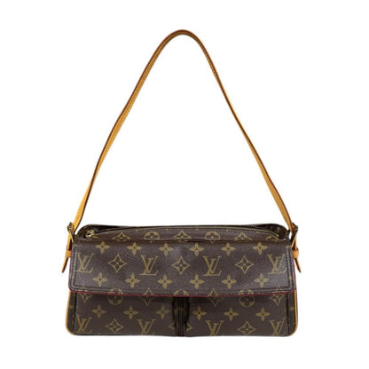 Louis Vuitton Viva Cite Monogram Shoulder Bag Canvas Brown