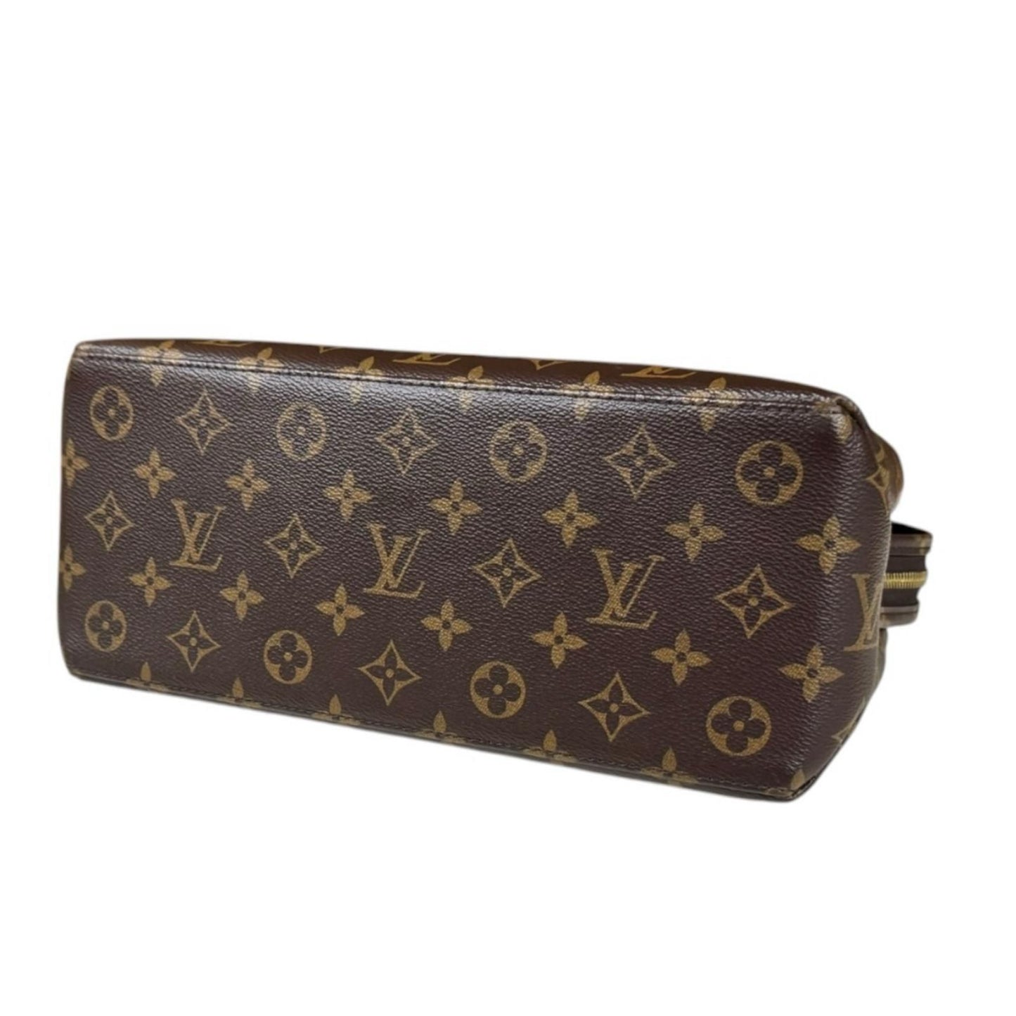 Louis Vuitton Petit Palais PM Monogram Shoulder Bag Canvas Brown — view 4