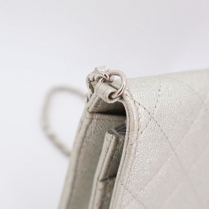 Chanel Quilted Caviar Leather Chain — view 2