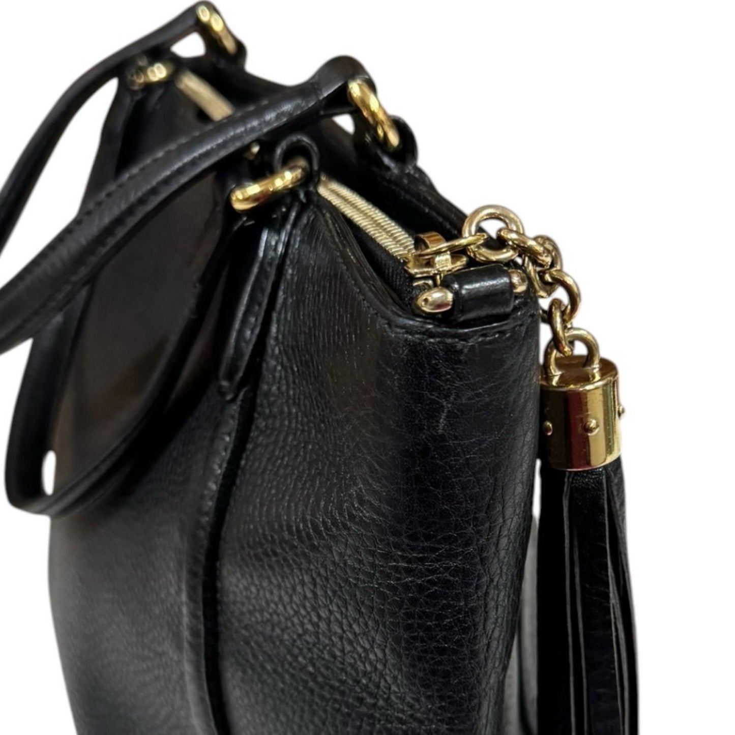 Gucci Soho Shoulder Bag Leather Black — view 8