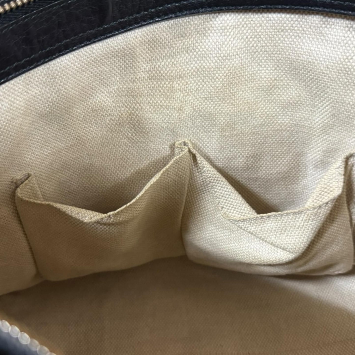 Gucci Soho Shoulder Bag Leather Black — view 7
