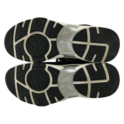Chanel Sneakers 37.5 Khaki Bordeaux Multi — view 4