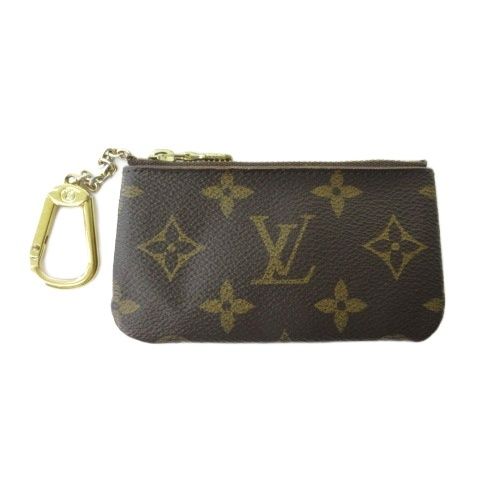 Louis Vuitton Monogram Card & Key Case Pochette Cles Coin Key Holder
