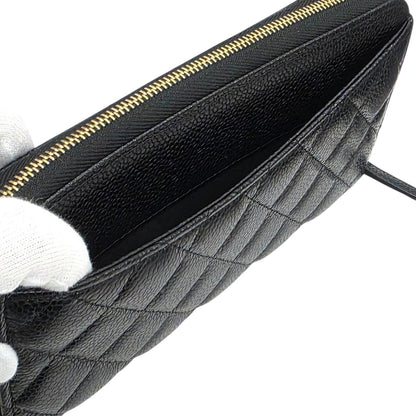 Chanel Caviar Zip Around Wallet — view 7
