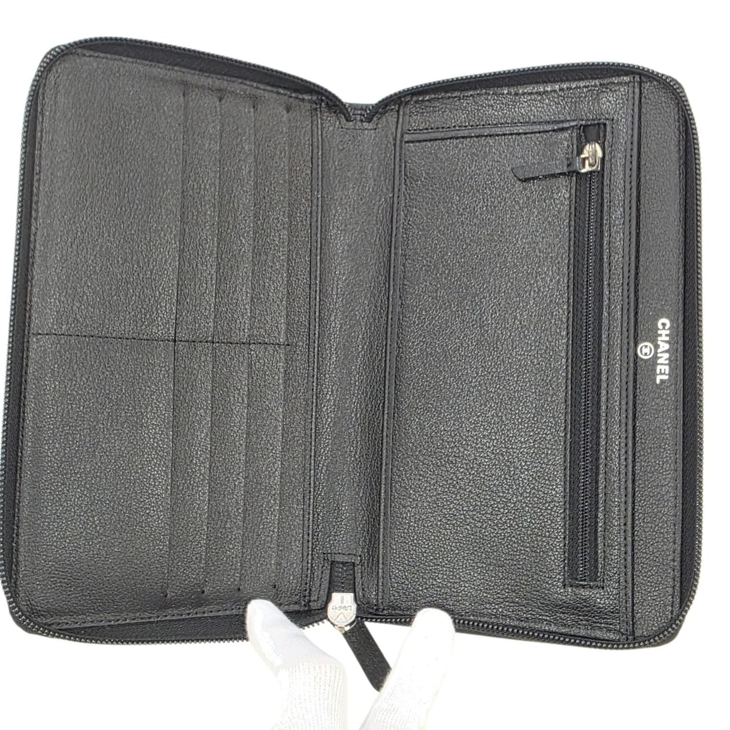 Chanel Camellia Zip Around Organizer Wallet — view 6