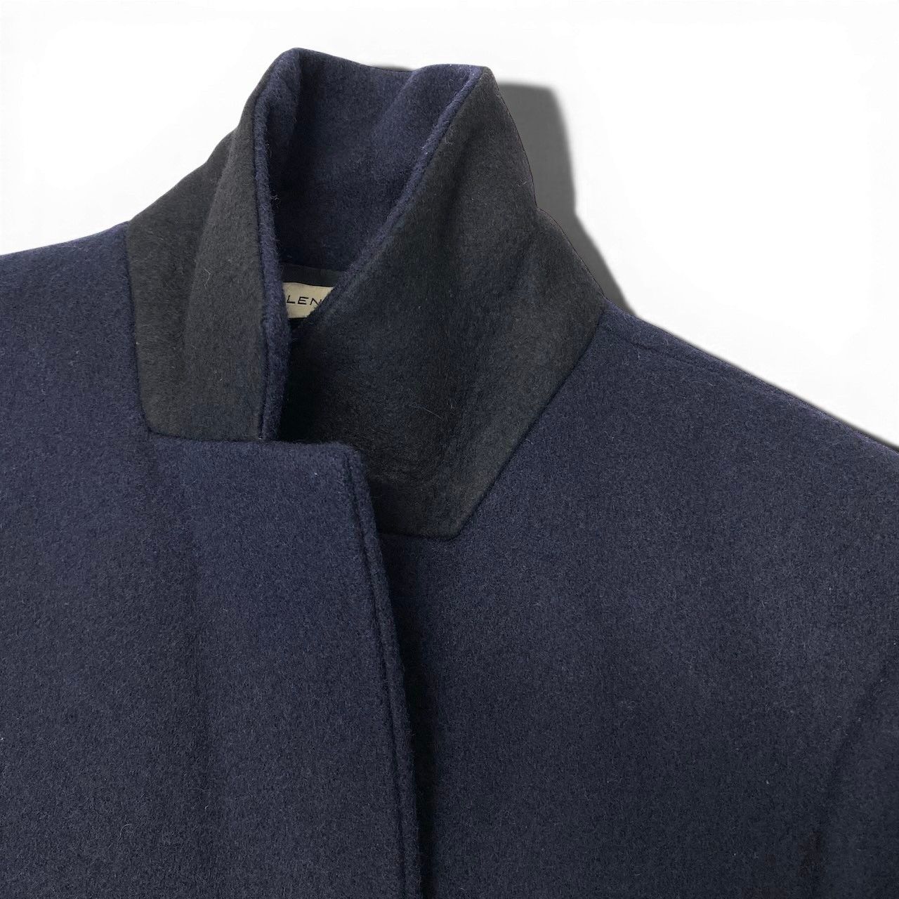 Balenciaga Paris Chestar Coat Double Breasted Navy — view 7