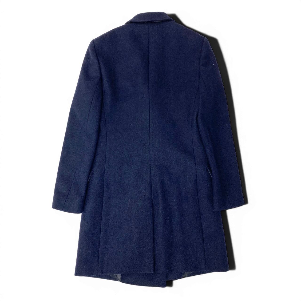 Balenciaga Paris Chestar Coat Double Breasted Navy — view 3