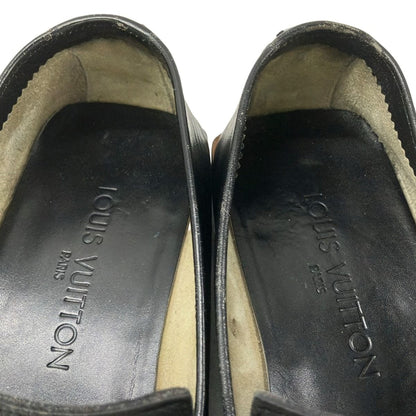 Louis Vuitton Slip Ons 6.5 Black Leather Slipper — view 9