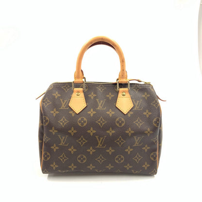 Louis Vuitton Monogram Speedy 25 Handbag Brown