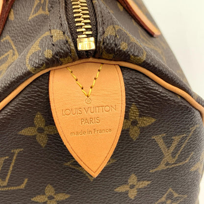 Louis Vuitton Monogram Speedy 25 Handbag Brown — view 3