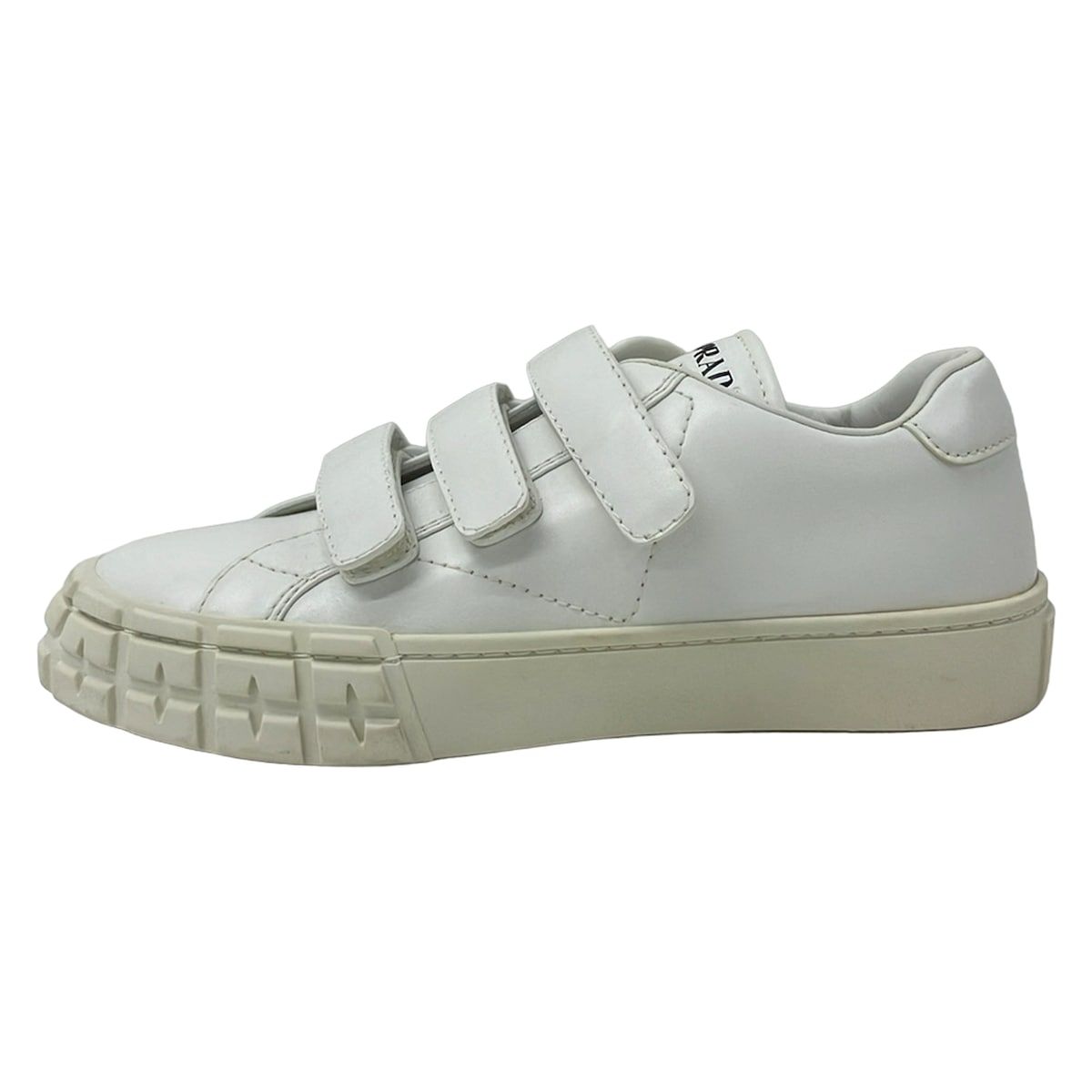 Prada Sneakers 38 White Velcro Leather