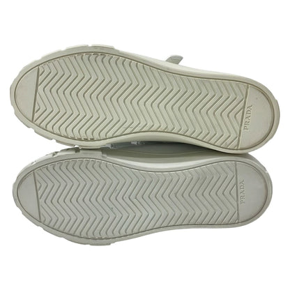 Prada Sneakers 38 White Velcro Leather — view 4