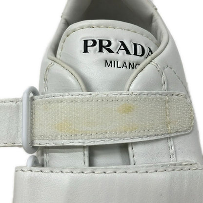 Prada Sneakers 38 White Velcro Leather — view 7