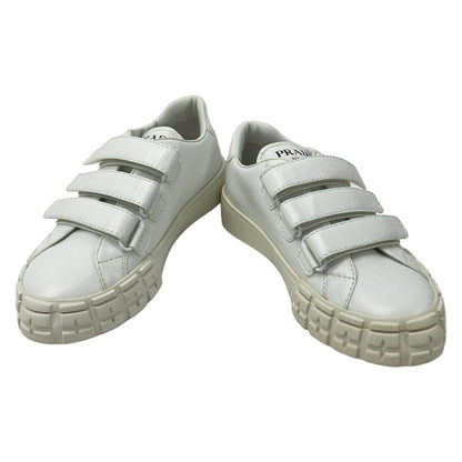 Prada Sneakers 38 White Velcro Leather — view 2