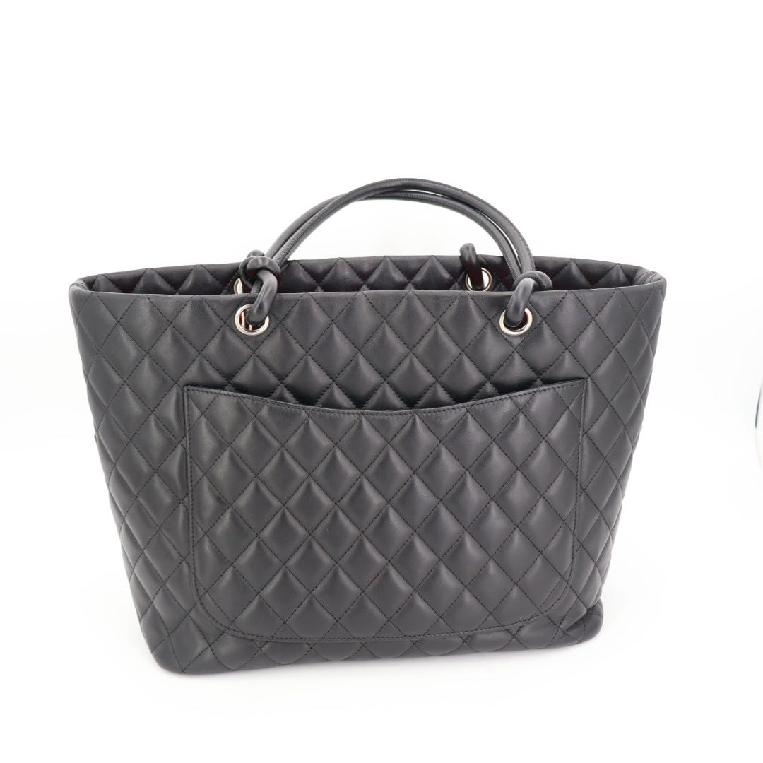 Chanel Cambon Line CC Logo Large Tote Shoulder — view 7