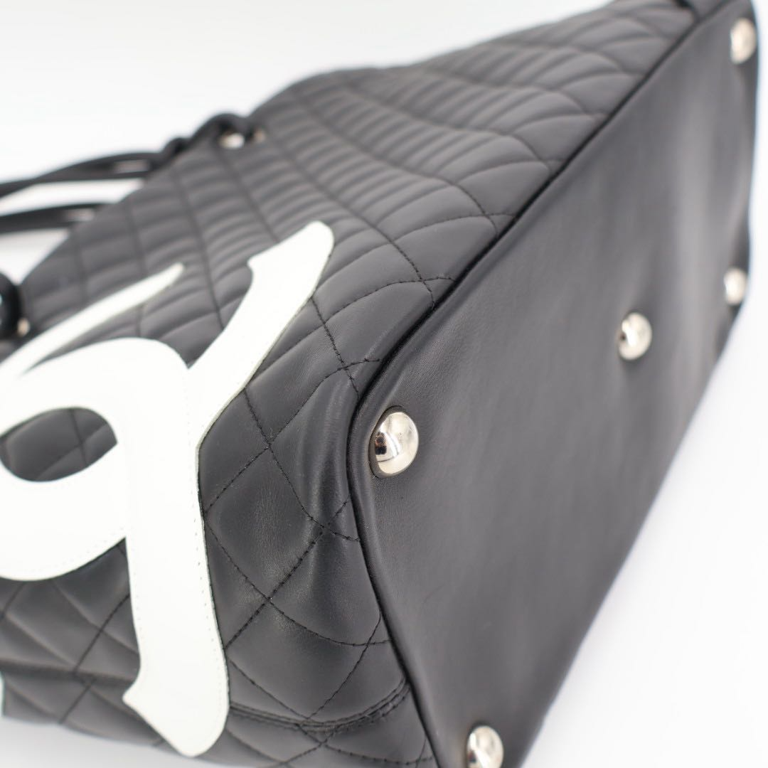 Chanel Cambon Line CC Logo Large Tote Shoulder — view 6