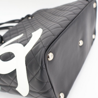 Chanel Cambon Line CC Logo Large Tote Shoulder — view 6